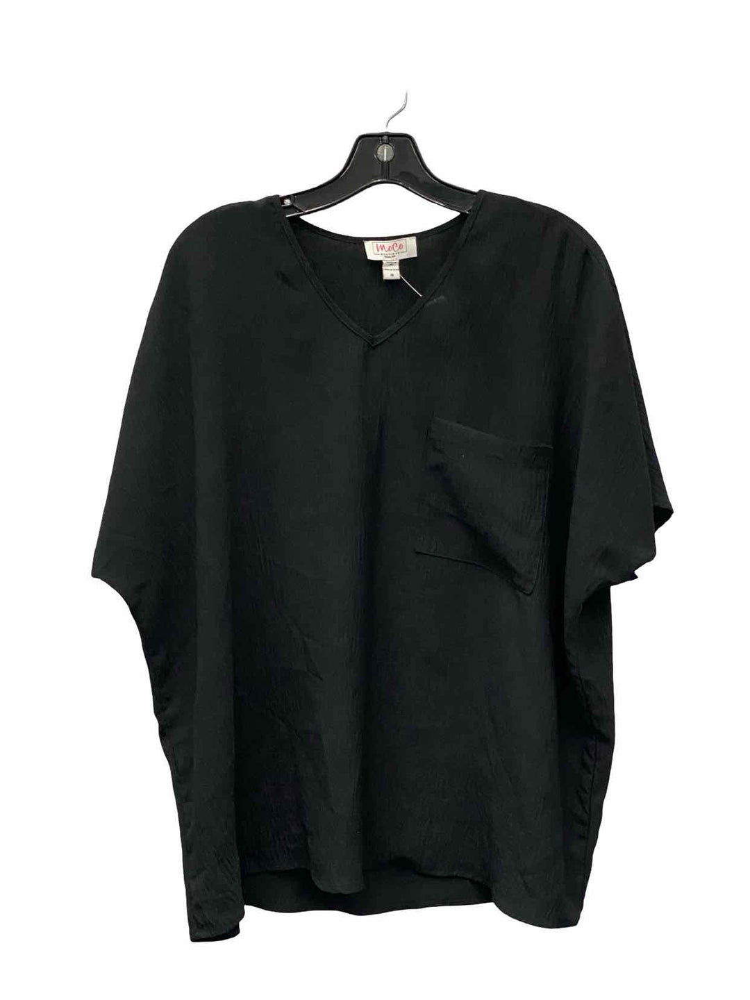 Moco Size M Black Short Sleeve Shirts