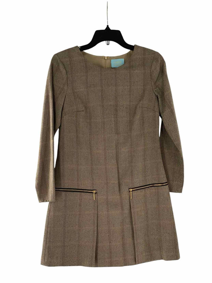 Cece Size 2 Brown Tweed Dress