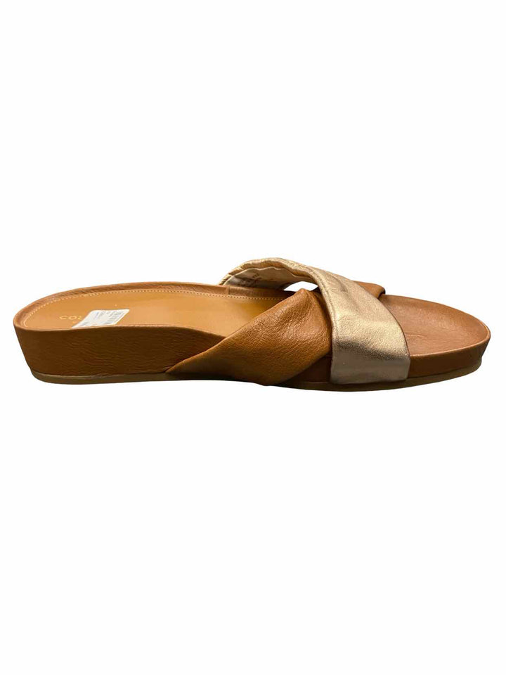 Cole Haan Shoe Size 9.5 Brown Rose Gold Arielle Sandals