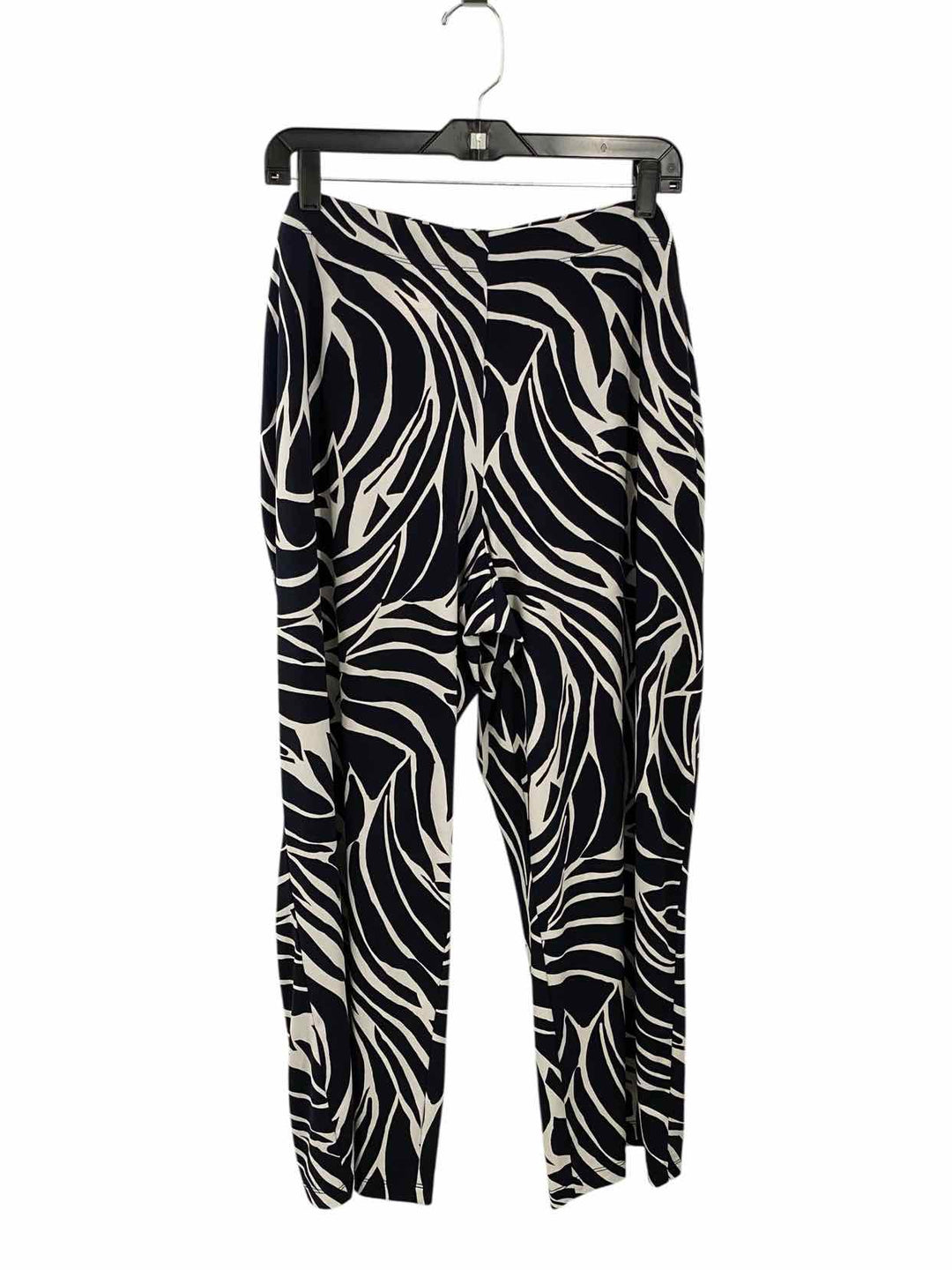 Susan Graver Size XL Navy White zebra Pants