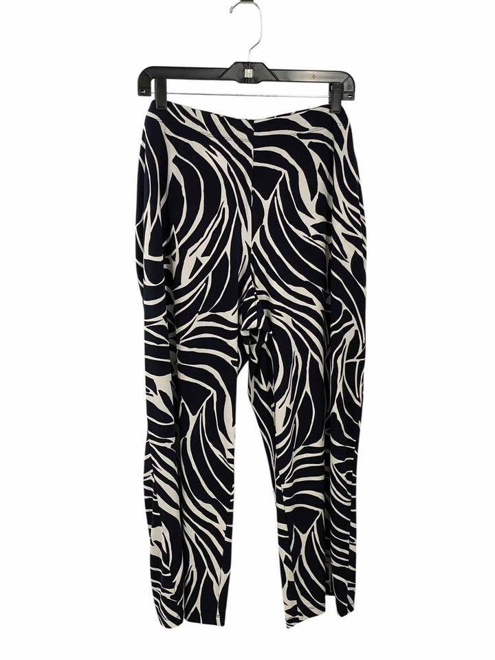 Susan Graver Size XL Navy White zebra Pants