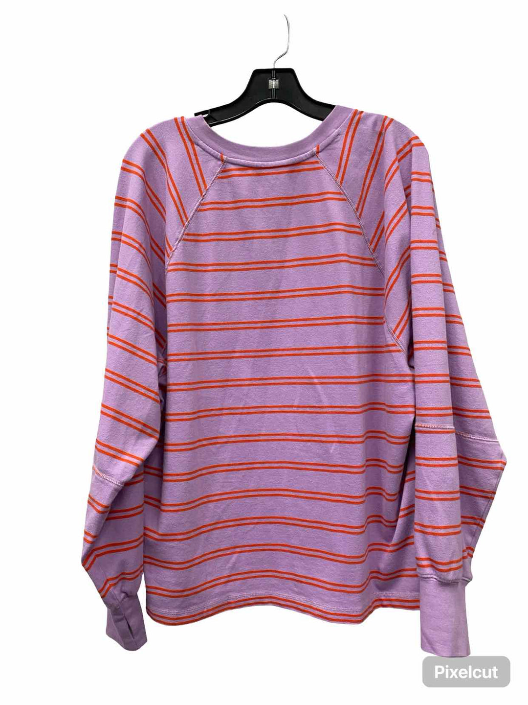Aerie Size M Purple Red Stripe Sweater