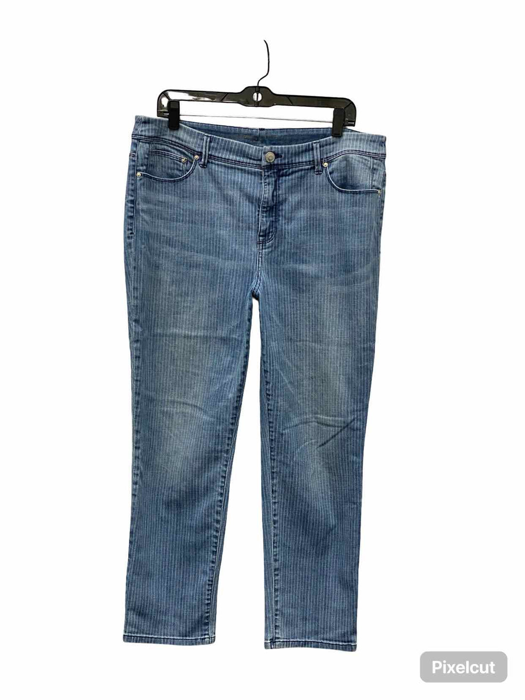 Chico's Size 2(12) Blue Crop Jeans