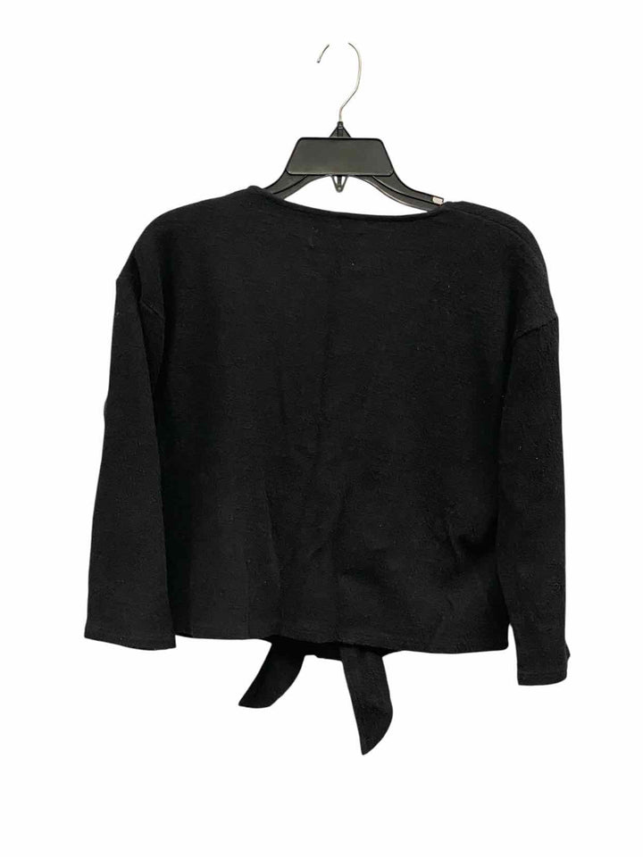 Texture & Thread Size M Black 100% cotton Long Sleeve Shirts