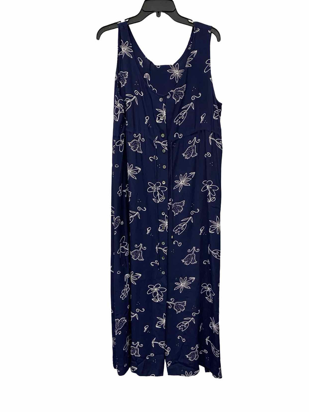 Kenar Size 10 Blue White Floral Dress