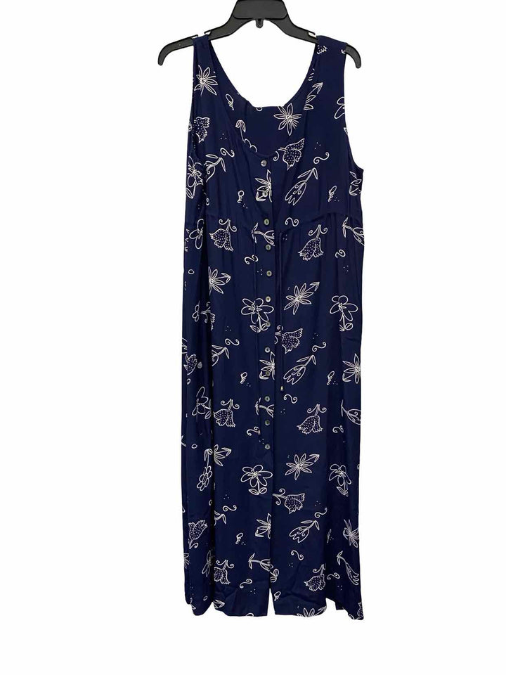 Kenar Size 10 Blue White Floral Dress
