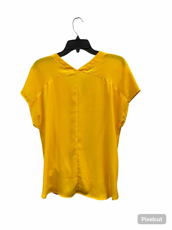 LUSH Size S Yellow Short Sleeve Shirts