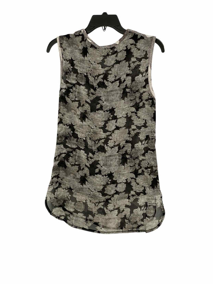 Cabi Size XS Grey Floral Tank Top