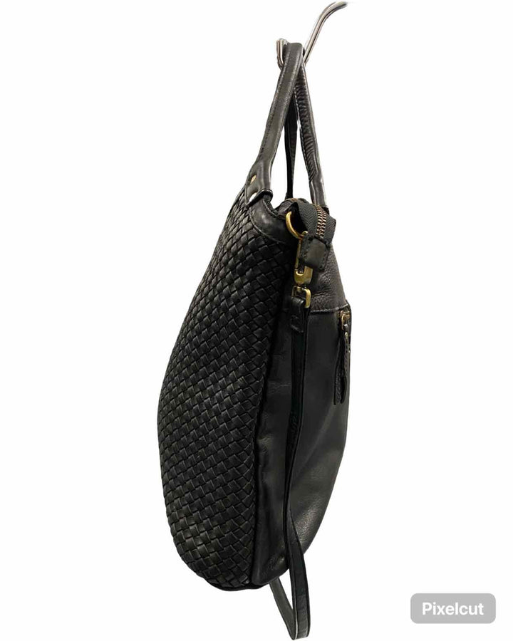Milo Black W/Crossbody Strap Purse