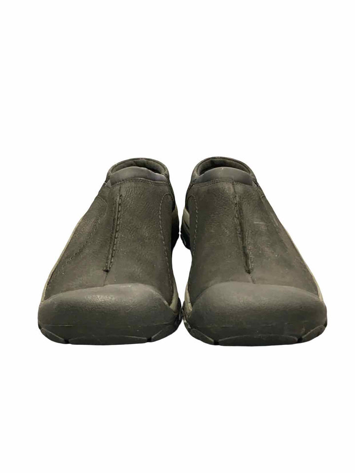 Keen Shoe Size 9 Black Leather slip-on Clogs