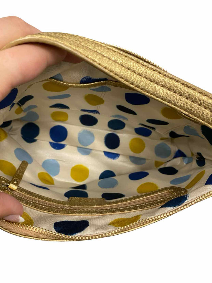 KATE SPADE Gold Crossbody Purse