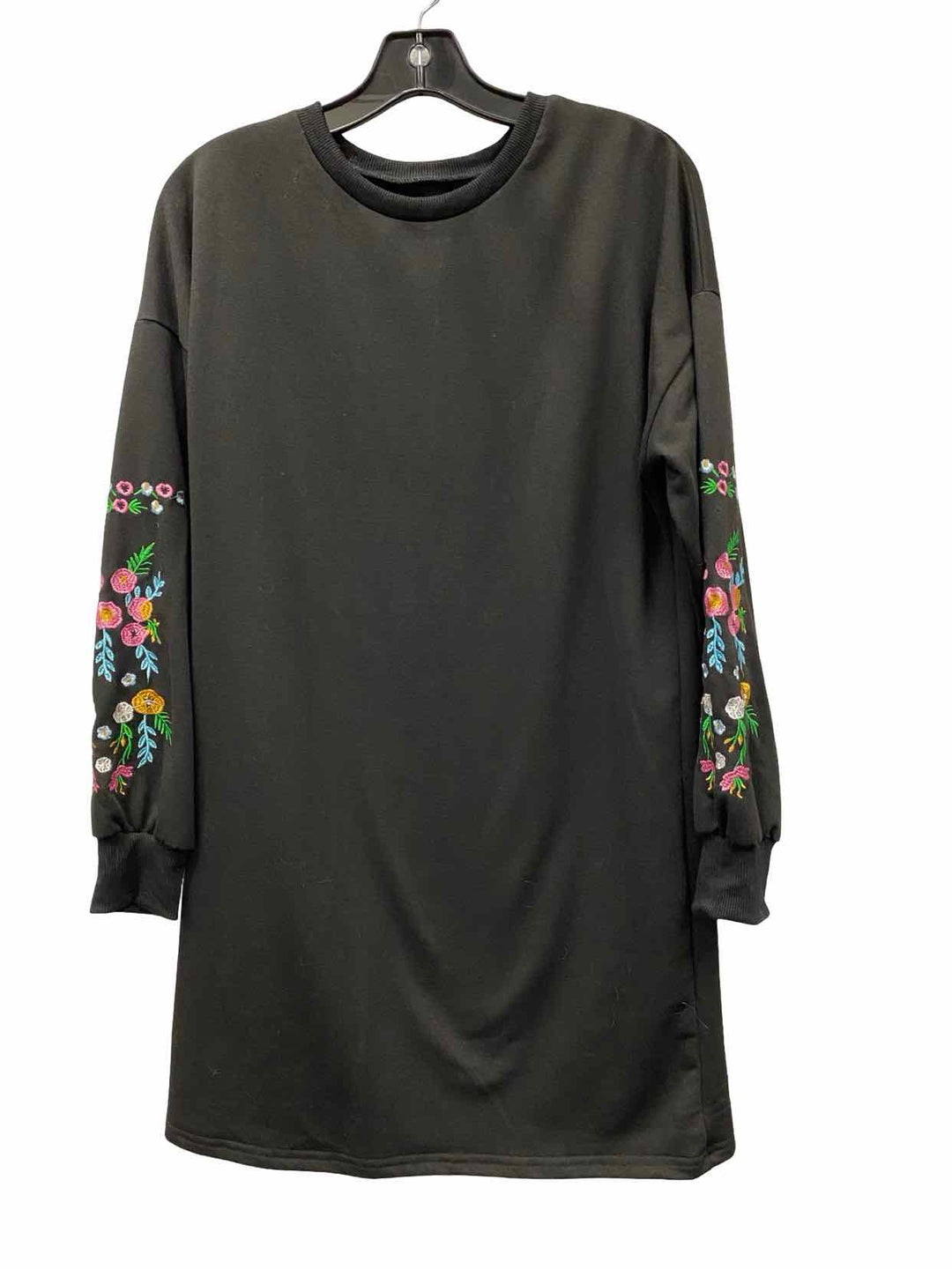 Unknown Brand Size M Black Floral Dress