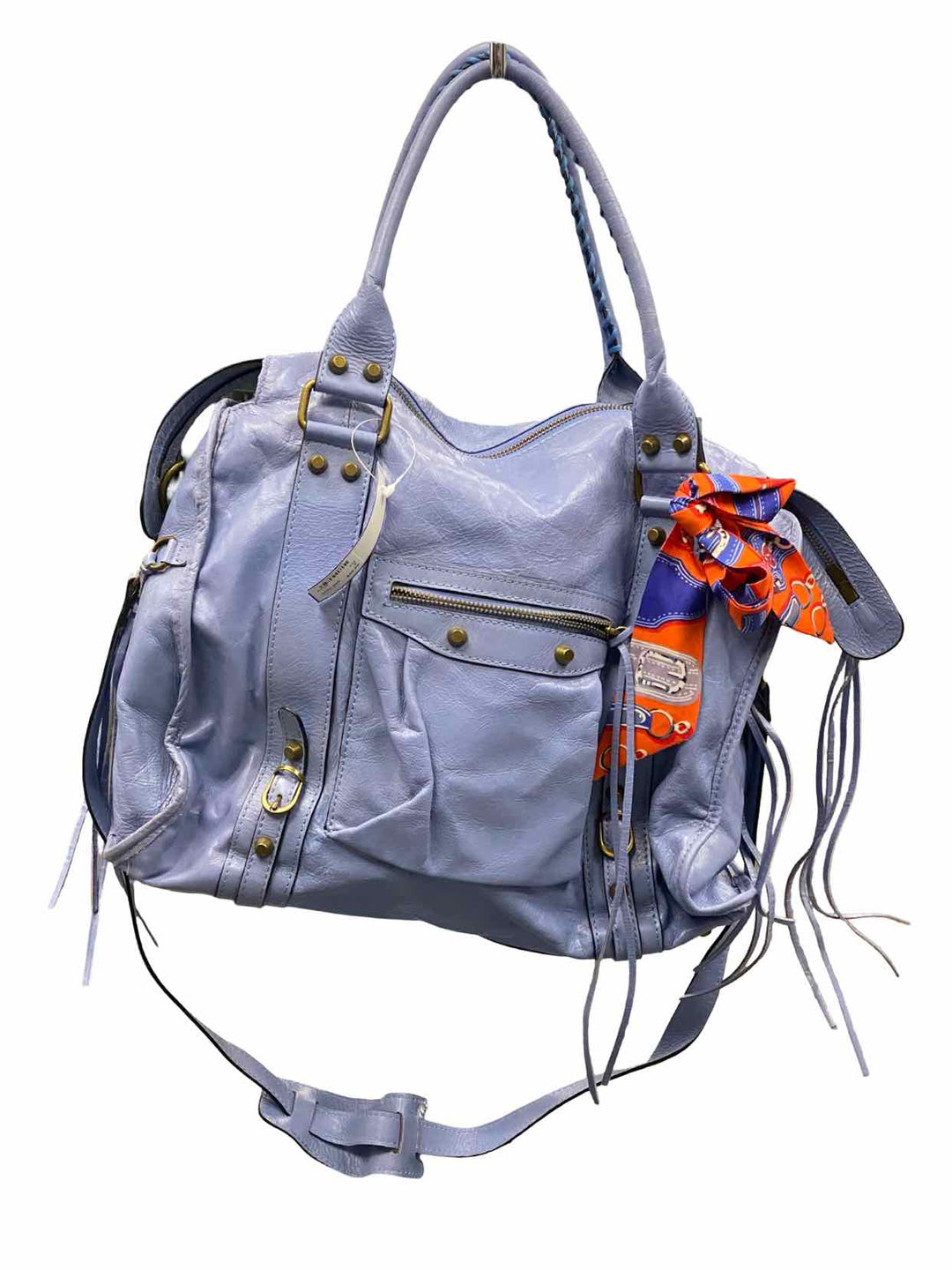 Vera Pelle Blue Purse