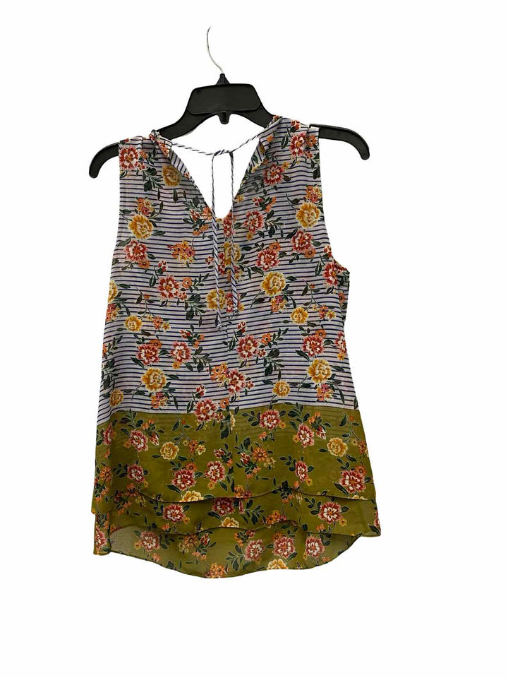 Cabi Size S Multi-Color Print Tank Top