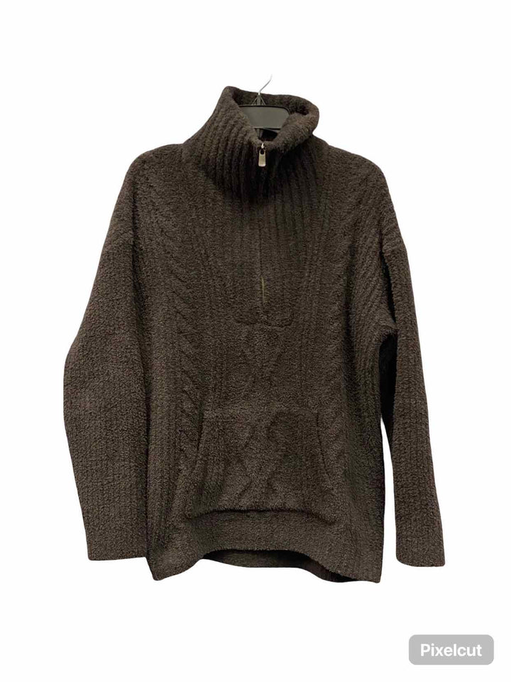 Barefoot Dreams Size XL Dark Brown Sweatshirt