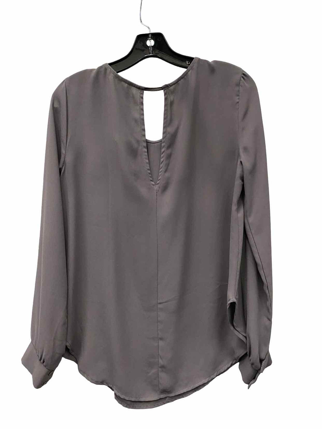 LUSH Size S Grey Long Sleeve Shirts