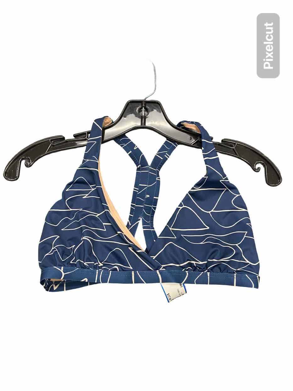 Unknown Brand Size S Blue Print Swimsuit Top
