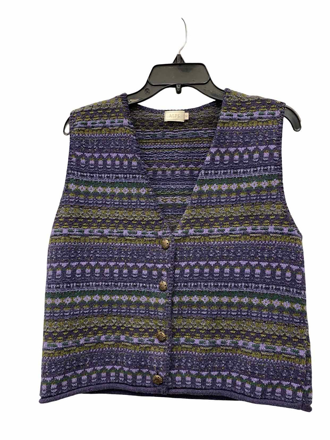 Alps Size M Purple Green Vest