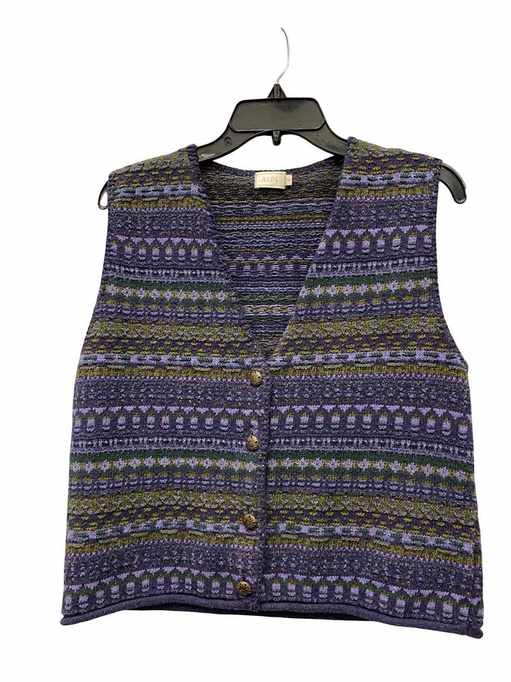 Alps Size M Purple Green Vest
