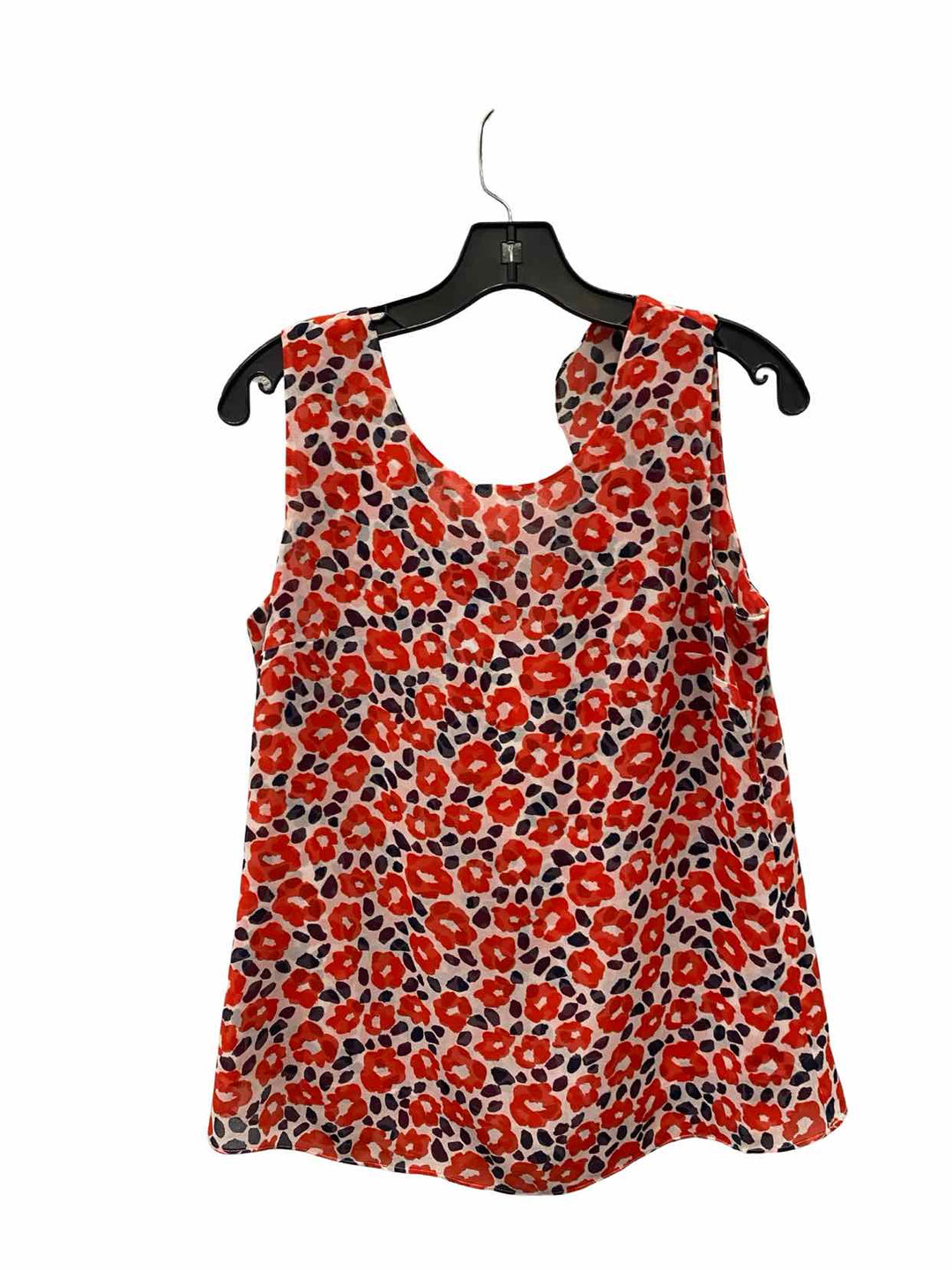 Cabi Size S Red White Floral Tank Top