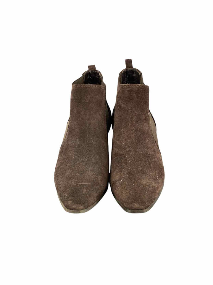 Aquatalia Shoe Size 8 Brown Suede Boots(Ankle)