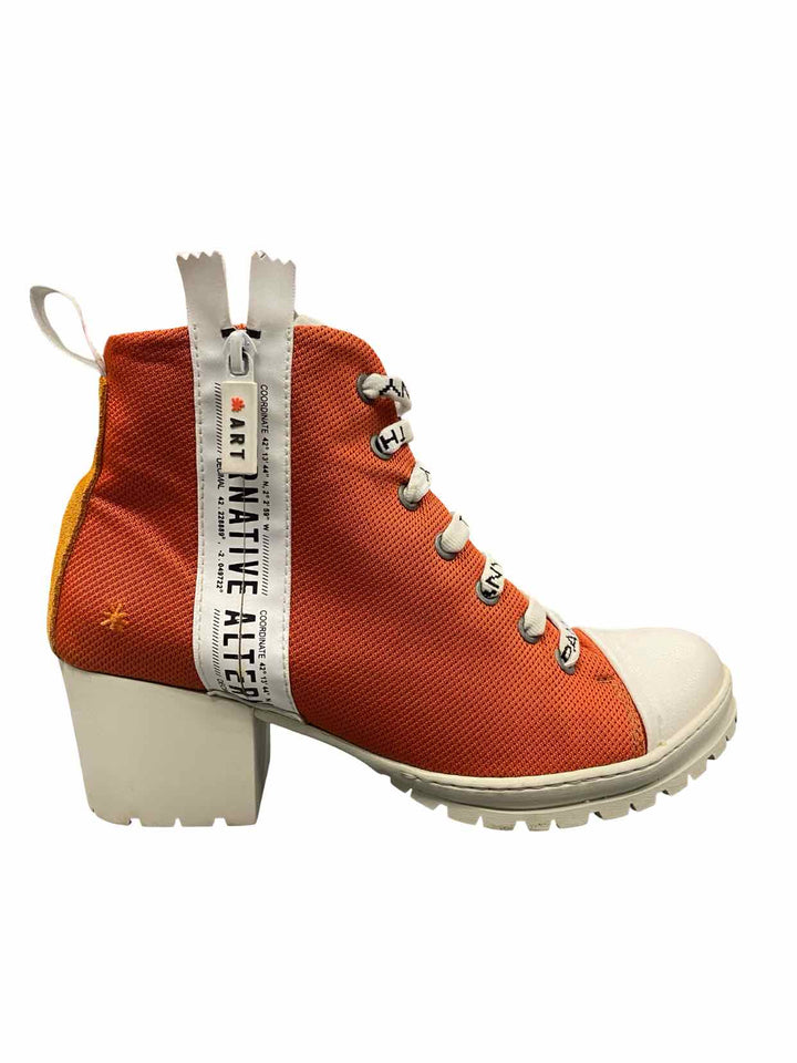 Art Shoe Size 40 Burnt Orange Boots(Ankle)
