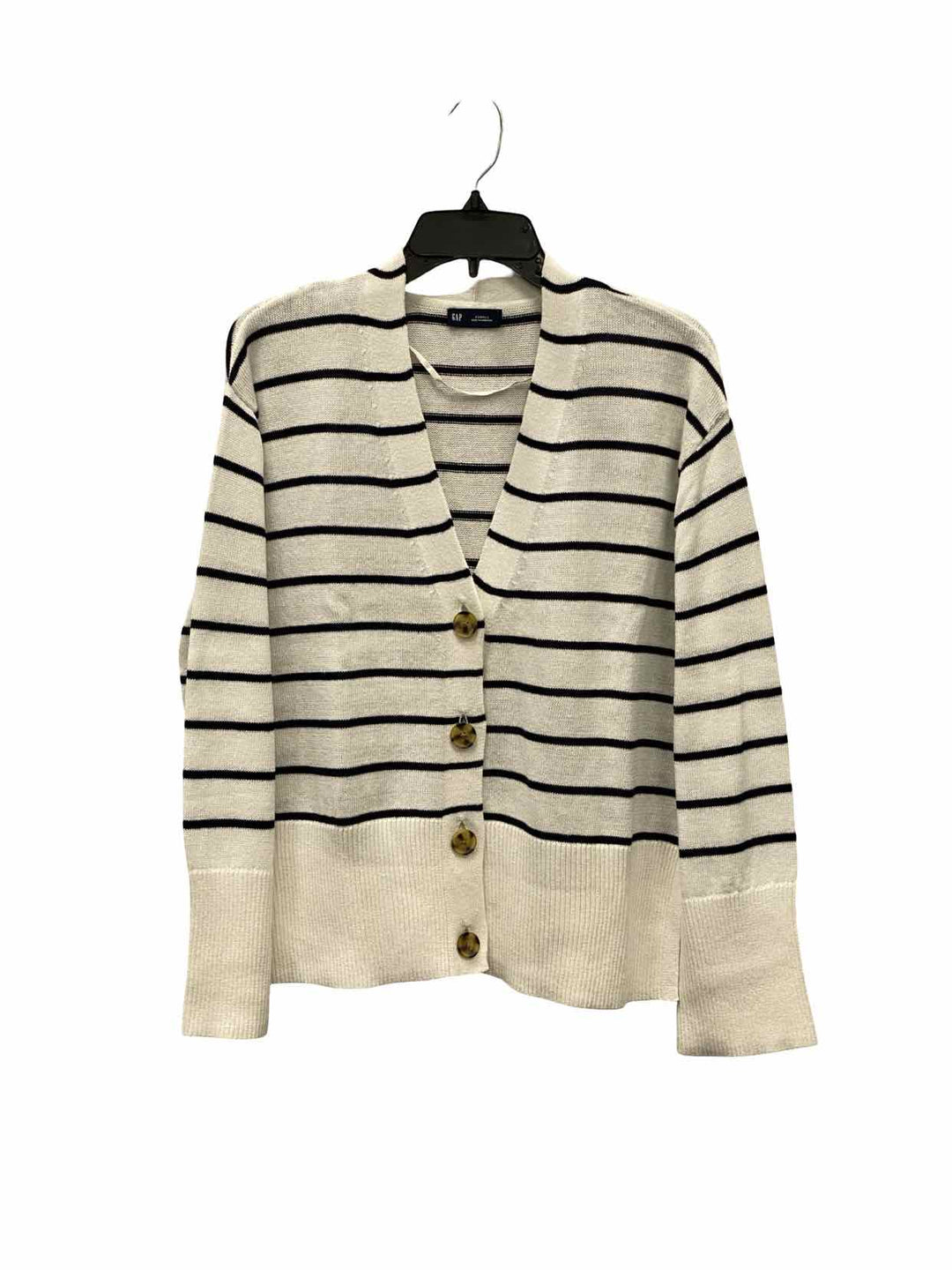 Gap Size XS White navy Striped Long Sleeve Shirts