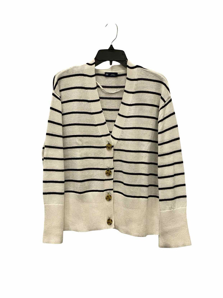 Gap Size XS White navy Striped Long Sleeve Shirts