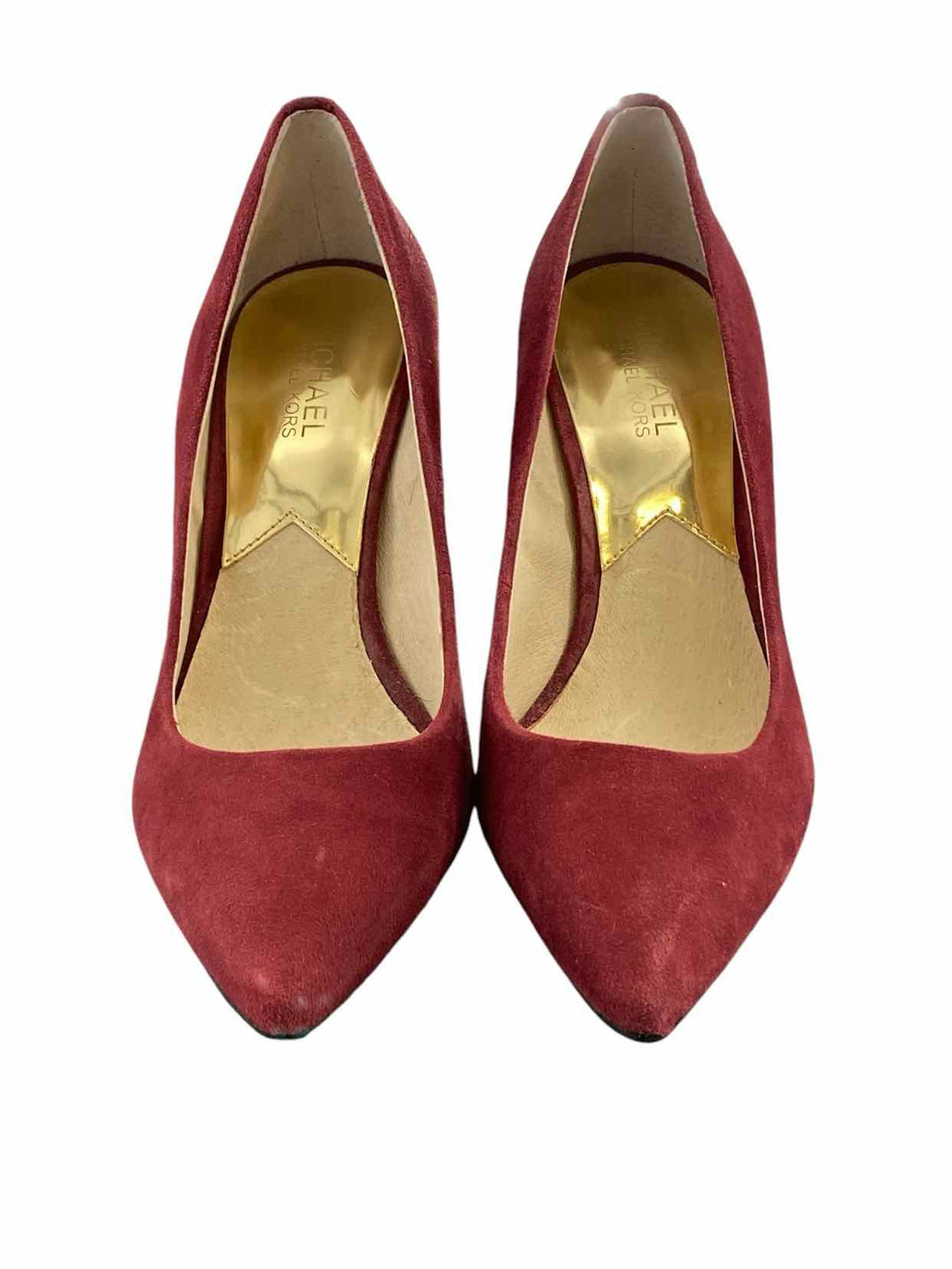 Michael Kors Shoe Size 8.5 Red Suede Heels