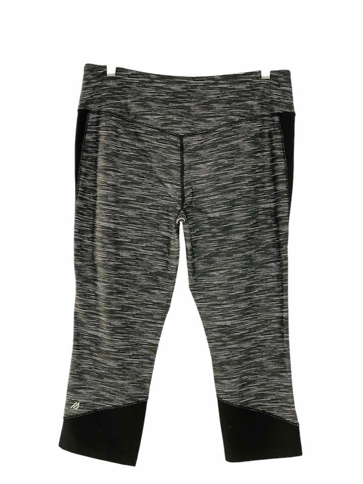 Eddie Bauer Size L Black Grey Print Athletic Pants