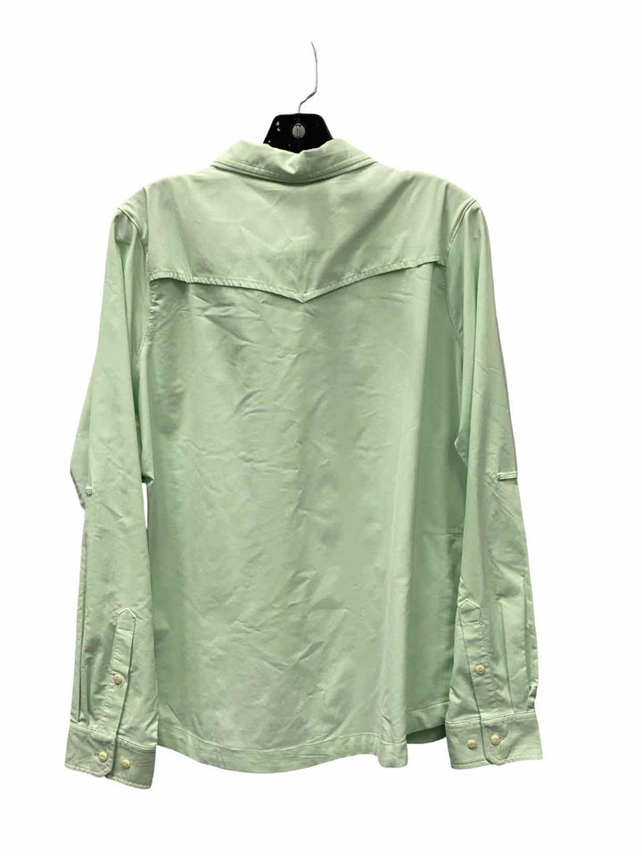 Exofficio Size XL Cyan Long Sleeve Shirts
