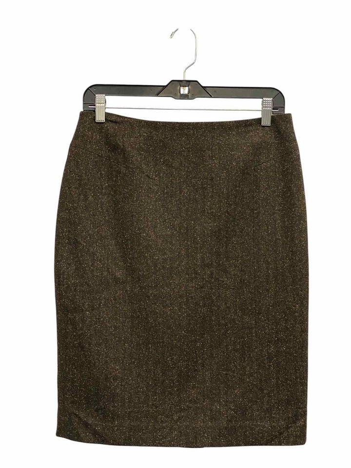 Semantiks Size 6 Brown Tweed Skirt