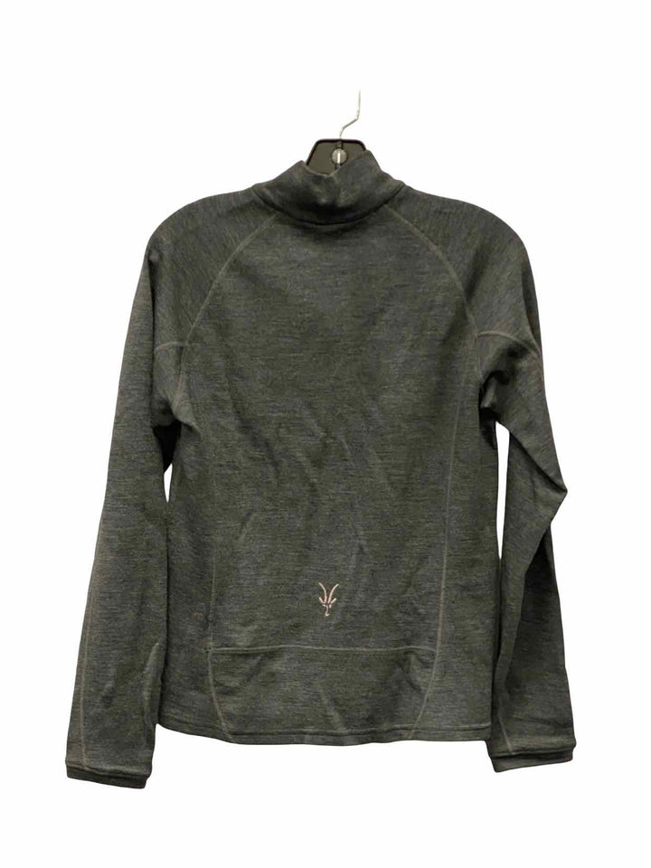 ibex Size M Gray Merino Wool Jacket