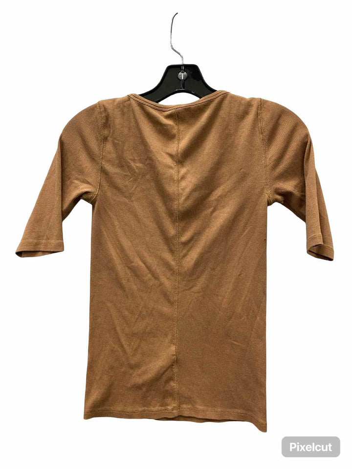 Everlane Size S Brown Short Sleeve Shirts