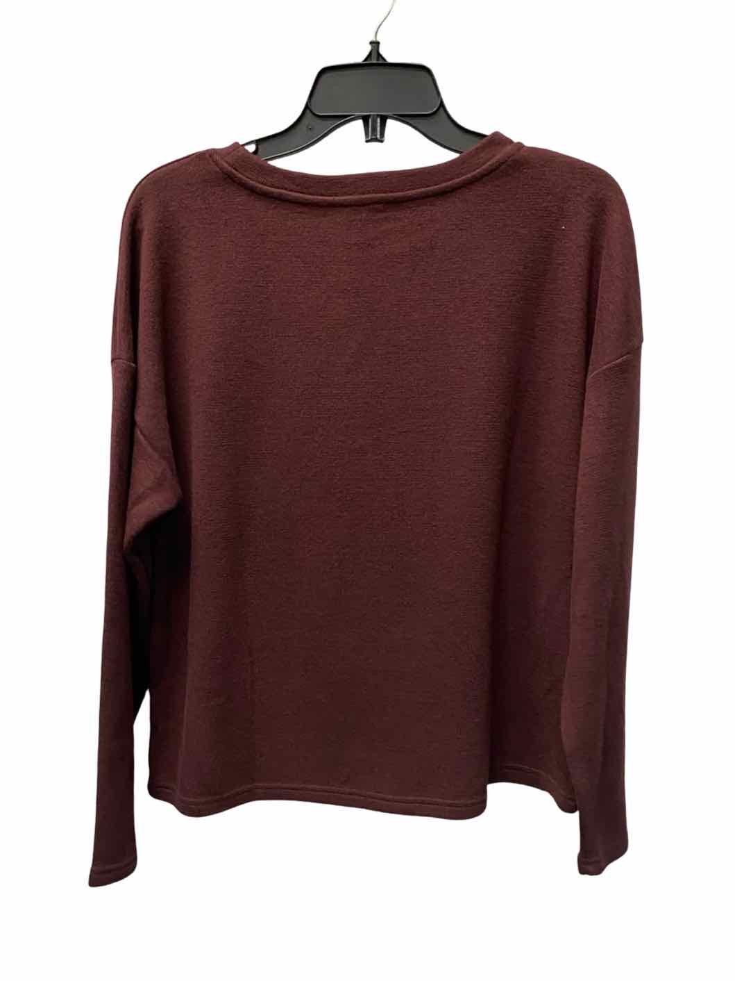 OGL Size M Maroon 18% Cotton Long Sleeve Shirts