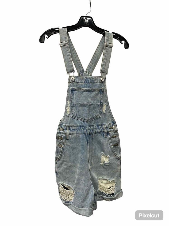 Pink Lilly Size XS Blue Overalls
