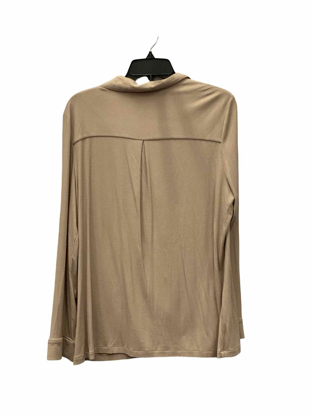 The Company Store Size L Light Brown Long Sleeve Shirts