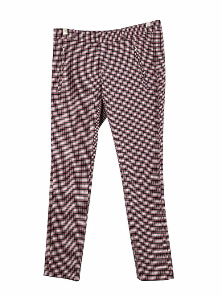 Banana Republic Size o/s Pink Black Checkered Pants