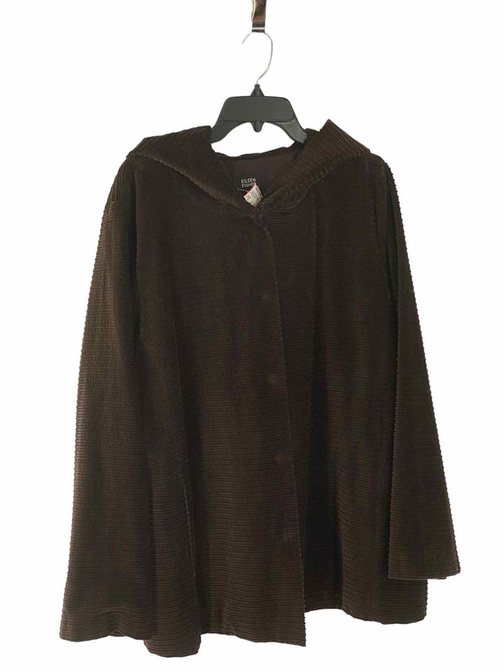 Eileen Fisher Size XL Brown Jacket