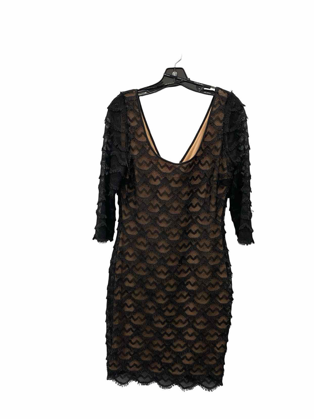 Guess Size 2 Black Beige Dress