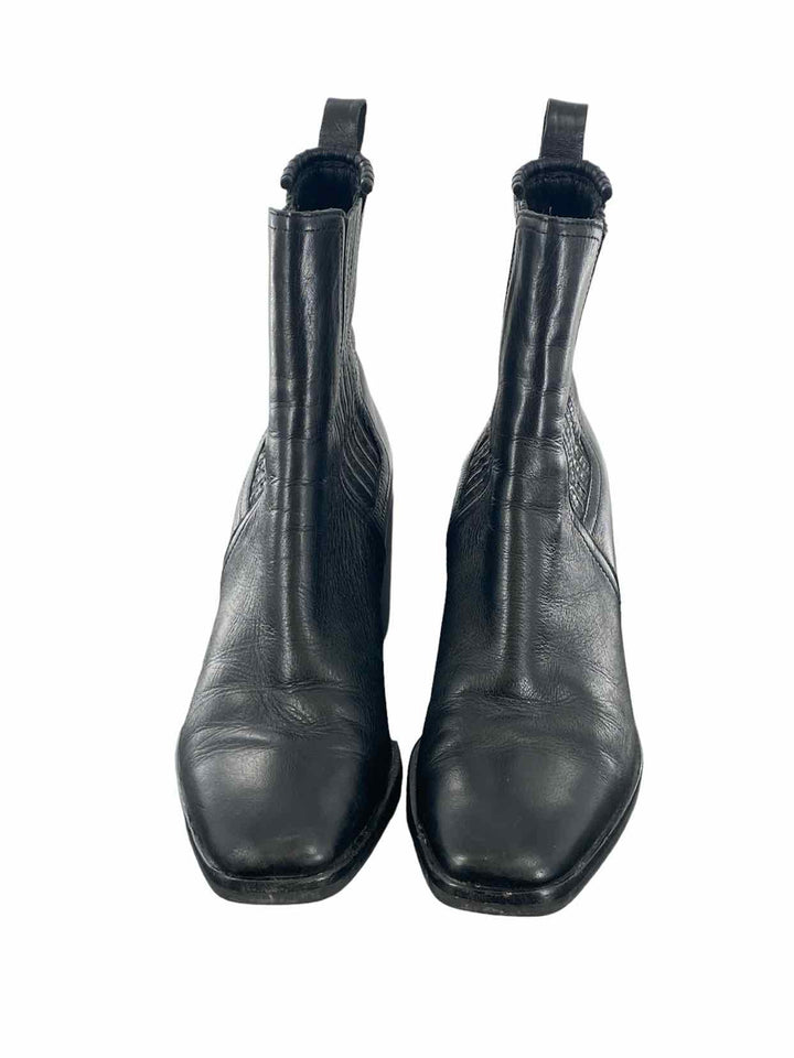 Silent D Shoe Size 39 Black Leather Boots(Ankle)