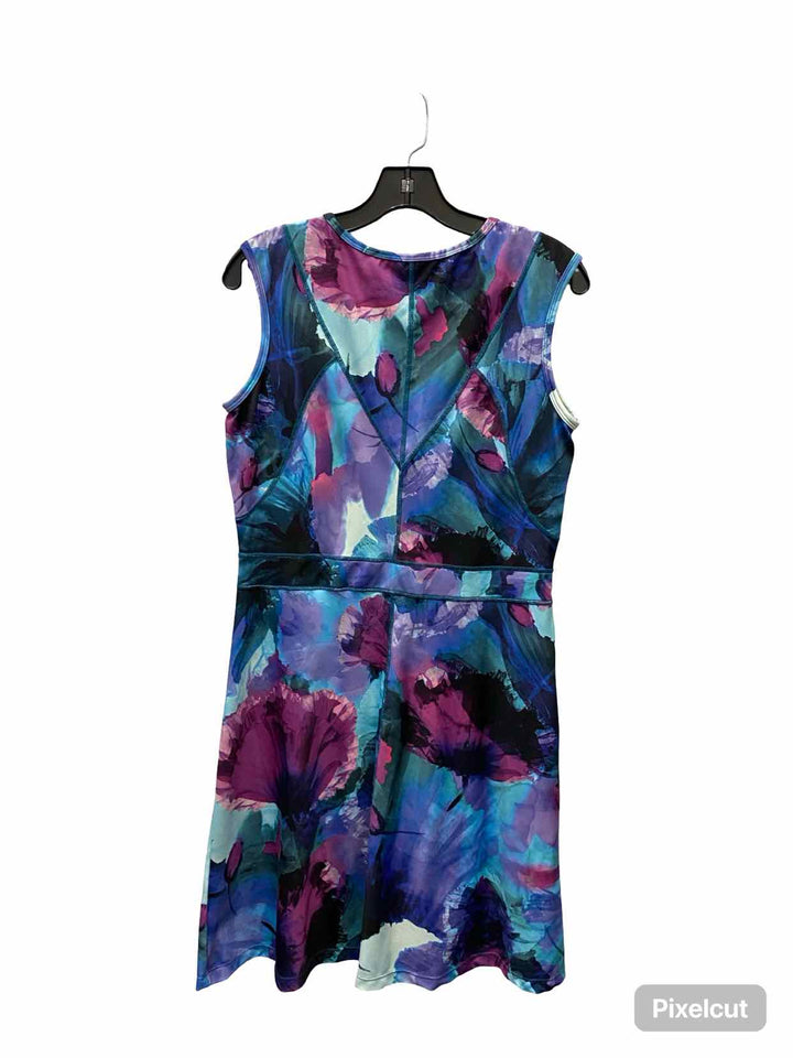 Title Nine Size M Blue Purple Dress