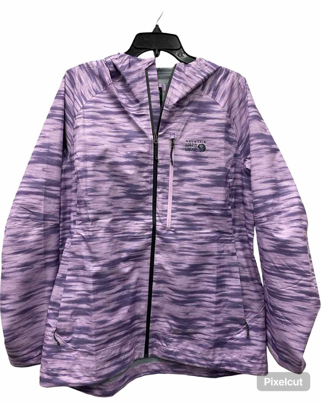 Mountain Hard Wear Size L Prairie Sage Grey Print Jacket (Outdoor)