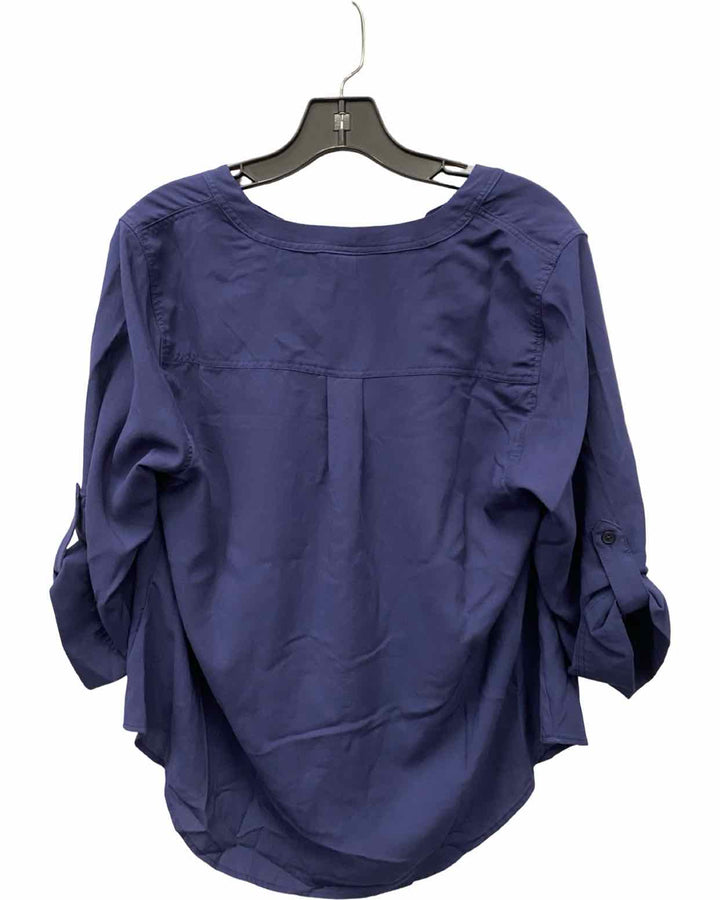 Torrid Size M/L Navy Blue Long Sleeve Shirts