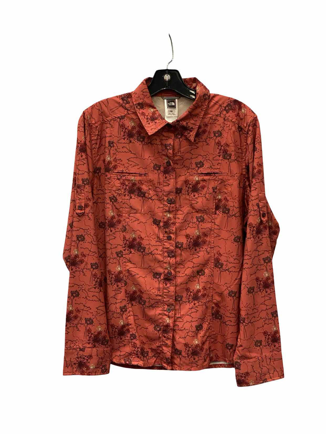 The North Face Size M Red Long Sleeve Shirts