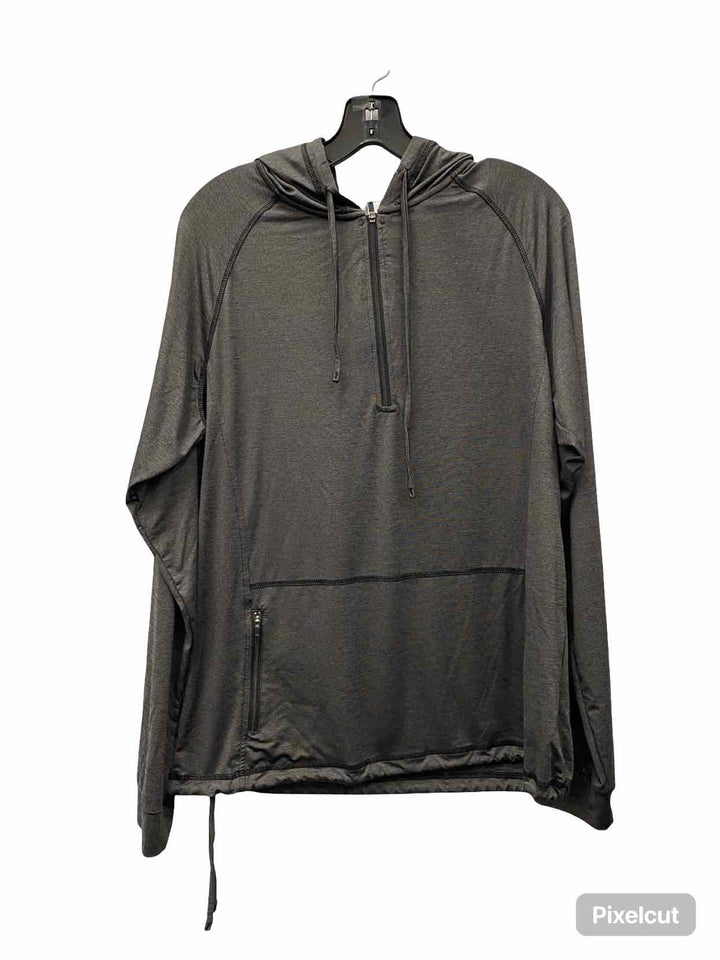 SKHOOP Size XL Grey Athletic Long Sleeve