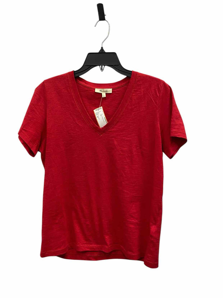 MadeWell Size M Red Short Sleeve Shirts