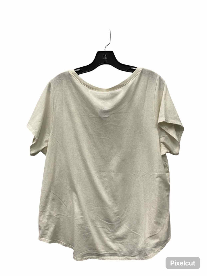 Lucky Brand Size XL Beige T-shirt