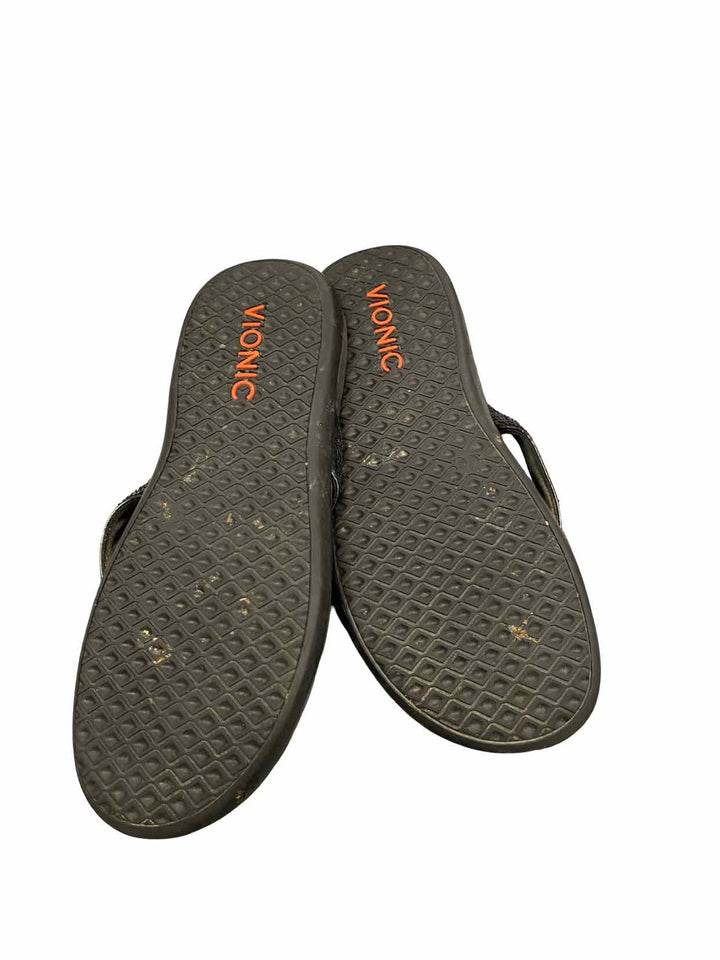 Vionic Shoe Size 7 Black Sandals