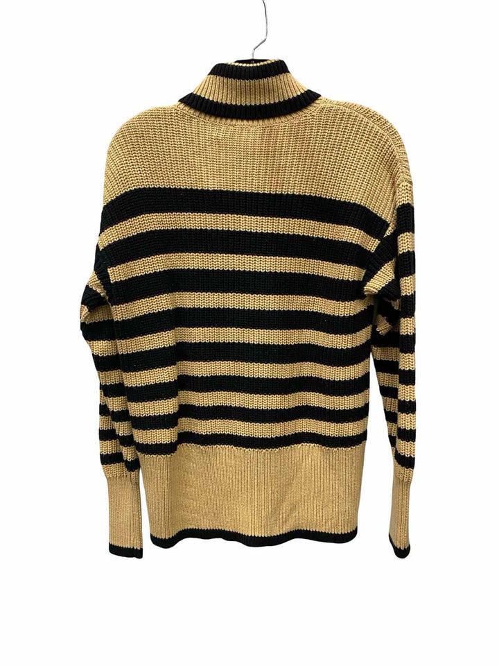 Cabi Size S Beige Brown Stripe Sweater